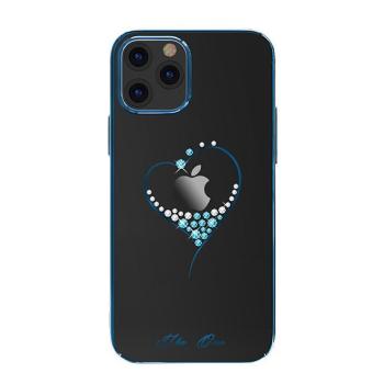 Kingxbar Wish Schutzhülle mit Swarovski-Kristallen für iPhone 12 / 12 Pro blau